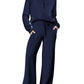 Mjukt och bekvämt 2-delat loungewear-set för kvinnor