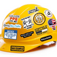 🔥150Pcs Blå krage Roliga klistermärken 👷‍♂️