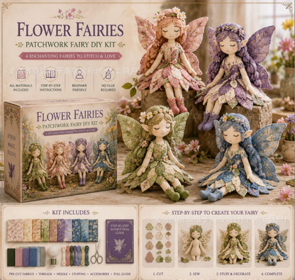🔥🎁Nyhet 50% RABATT🔥Fairy Patchwork – Gör-det-själv-kollektion