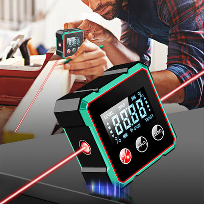 📢Specialpris på 249kr under en begränsad tid!!!! 🔥🔥🔥✨ "Magnetisk Digital Vinkelmätare – 1mm Precision & Elektronisk Laser! 🔍⚙️" ✨