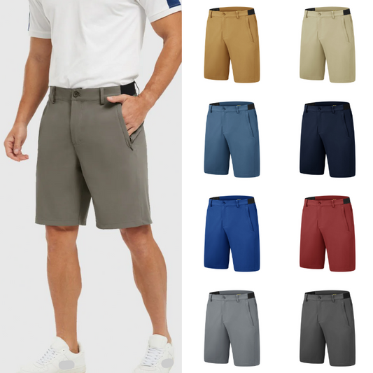 🔥SISTA DAGEN REA 55 % RABATT👍 Stretchiga, snabbtorkande, casual golfshorts för män