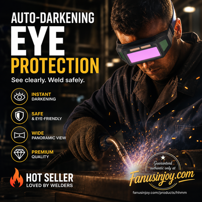 🛡️ 50 % RABATT NU! 👓 Automatiskt avbländande svetsglasögon – solcellsdrivna, DIN 9–13 & reptåliga för alla svetstyper 🔧
