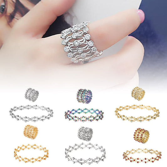 Förvandlingsbart armband med gnistrande CZ-berlock