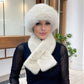 🧣 50% RABATT! ❄️ Fluffig Pälskeps + Halsduk – Supervarm, Mjuk & Komplett Vinterset 🎁
