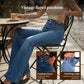 Högmidjade Jeans med Vida Ben – Vintage Wash Blue 👖 Smickrande passform och komfort