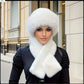 🧣 50% RABATT! ❄️ Fluffig Pälskeps + Halsduk – Supervarm, Mjuk & Komplett Vinterset 🎁