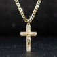 📢📢50 % RABATT!!✝️Halsband med Jesuskrucifix