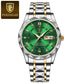 🎁2025 nyår Hot Sale🎁 Vattentätt toppmärke lyxigt manarmbandsur med lysande
