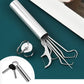 🦷 50 % RABATT! ✨ Tandpetarset i rostfritt stål (7 delar) – Portabla tandpetare & tandstensskrapor i aluminiumetui med nyckelring 🌿