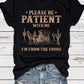 👕I'M From 1900S✨ Vintage-T-shirt med rund hals och bokstavstryck för kvinno