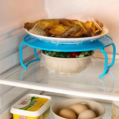 🍽️ 50 % RABATT! Skapa en extra nivå i mikrovågsugnen – hopfällbart ställ för smartare uppvärmning och mer plats