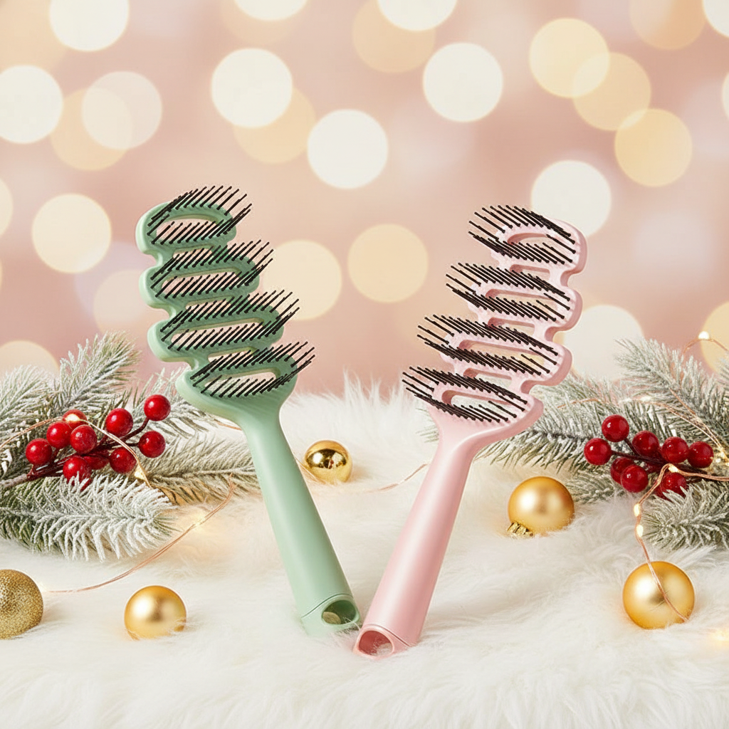 Jultemabild - Hårborste