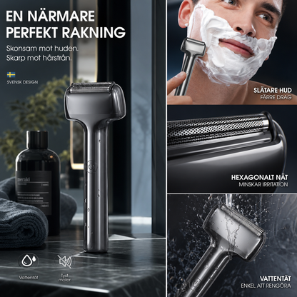 ⚡ 50% RABATT! 🧔 Högeffektiv Uppladdningsbar Elektrisk Rakapparat för Män – Skonsam mot Huden, Sladdlös & Precisionsklippning 🪒