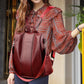 🎒 50% RABATT NU!✨ Dam Stor Kapacitet PU Läder Ryggsäck – Snygg, Praktisk & Användarvänlig – Daglig Essential 👜