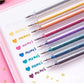Sparkle Glitter Gelpenna-set (8/12/18 st), smidig och kladdfri, miljövänligt glitter, perfekt för alla åldrar – Passa på nu!