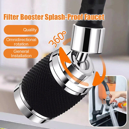 🚰 KÖP 2 FÅ 3! ✨ 360° Stänkskyddad Kranluftare - Smart Vattenbesparing med 2 Flödeslägen och Enkel Montering för Hemmet 💧🌟
