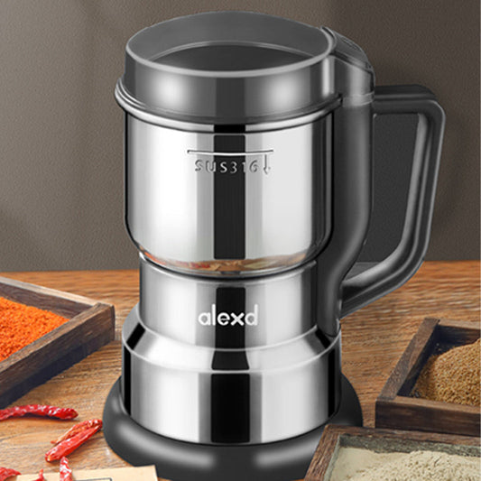 ⚙️ 50 % RABATT NU! ☕ Liten elektrisk slipmaskin – mal kaffebönor, kryddor & nötter med kopparmotor i rostfritt stål ✨