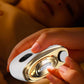 💅 60% RABATT! ✨ 2-I-1 NAGELSET - Elektrisk Nagelklippare & Polerare, Laddbar och Vattentålig för Hemmabruk 🛁📦