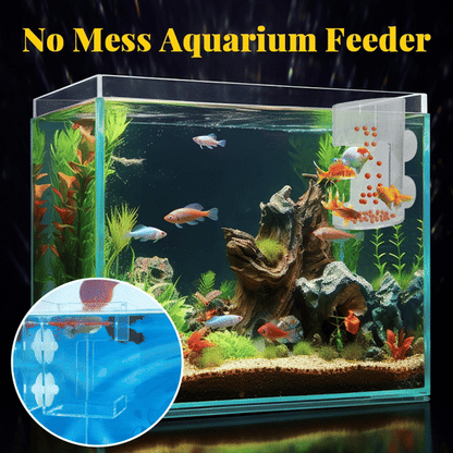 🐟KÖP 2 FÅ 3!✨Akvariematare Utan Nerrinnande🔄Rensar Vattnet med Inbyggd Pump och Sugpropp för Enkel Installation💧