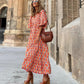 💖SISTA DAGEN FÖRSÄLJNING 50% RABATT💖 Elegant boho maxiklänning för kvinnor med puffärmar👗