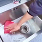 Absorberande luddfri glasrengöringsduk