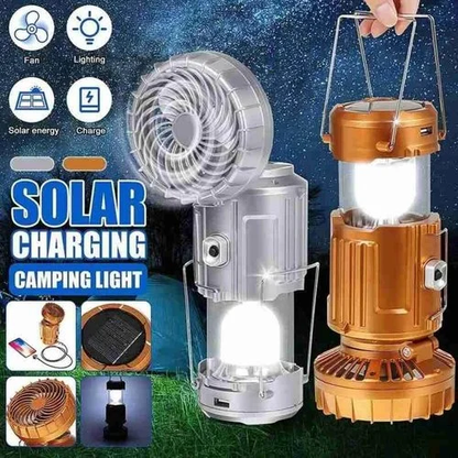 (🔥🎁2025  Hot Rea🎁 50%) 6 i 1 Bärbar Solar LED Camping Lantern