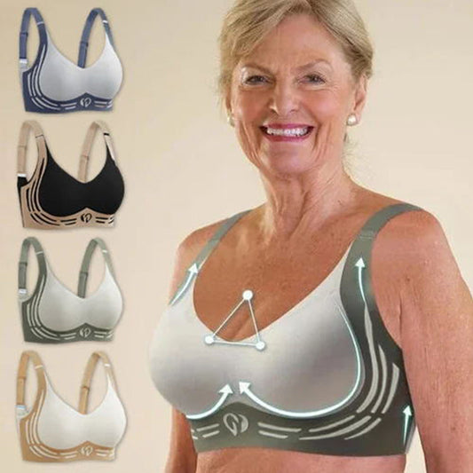 🎁 Sista dagen 50% rabatt på Axelbandslös Top Support Bra 👍 Inga fler flabby bröst