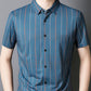 Men's Casual Vibrant Plaid High Stretch Lapel Short Sleeve Shirt✨