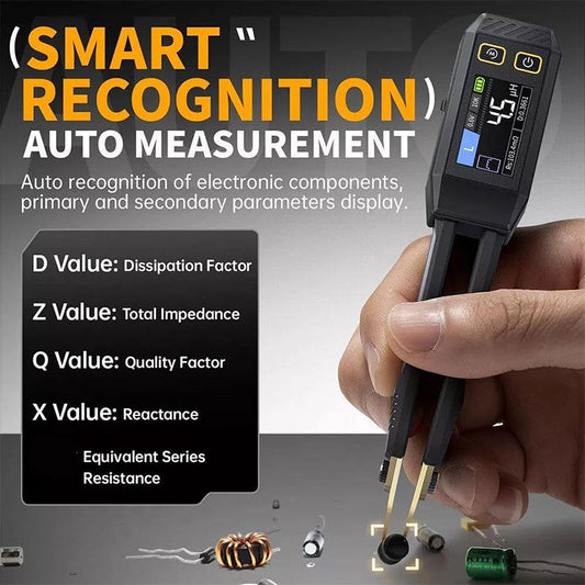 ⏳ Tidsbegränsad 50% rabatt⚡Smart Digital LCR Meter Tweezer Tester