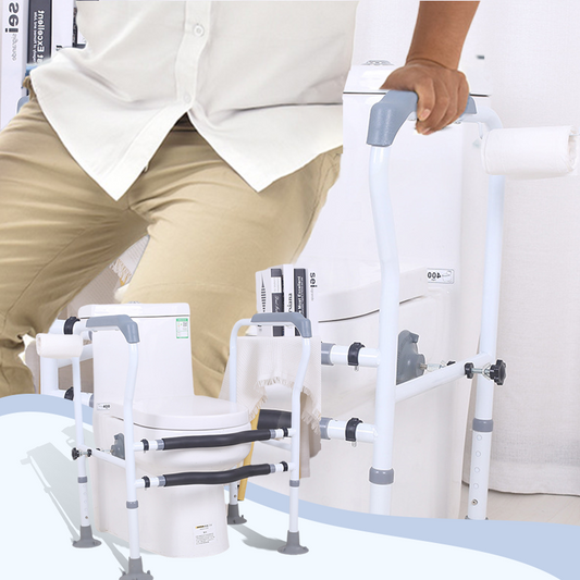 🚽50% RABATT⏰ WC‑säkerhetsstöd, stabilt stöd för äldre, säker användning på toaletten