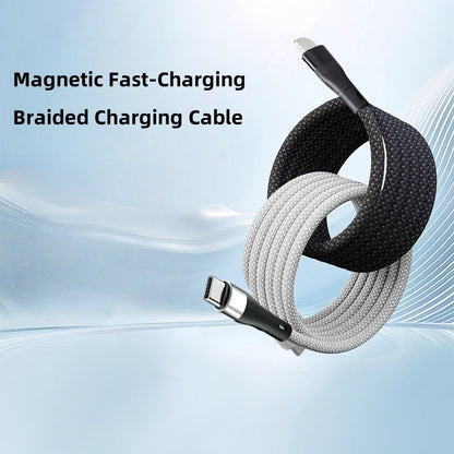 🔥Magnetisk snabbladdningskabel med flätad design och multikompatibilitet