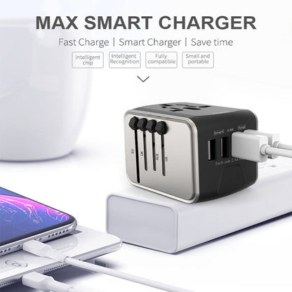 Universal reseadapter 100V-220V Smart spänningsomvandlare