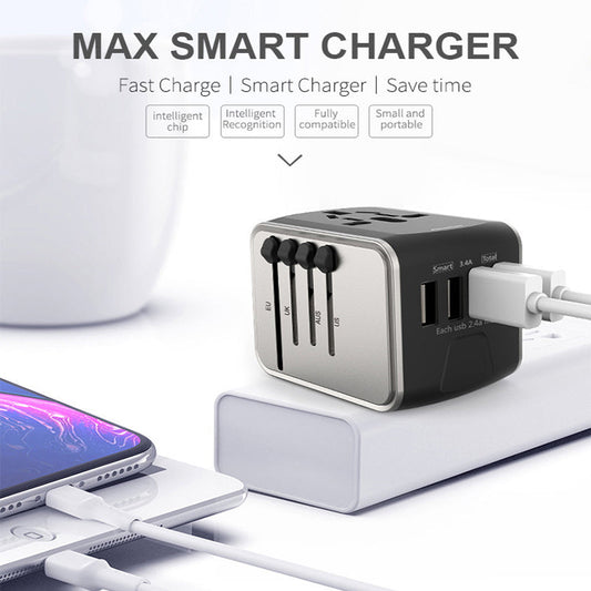 Universal reseadapter 100V-220V Smart spänningsomvandlare