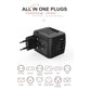 Universal reseadapter 100V-220V Smart spänningsomvandlare
