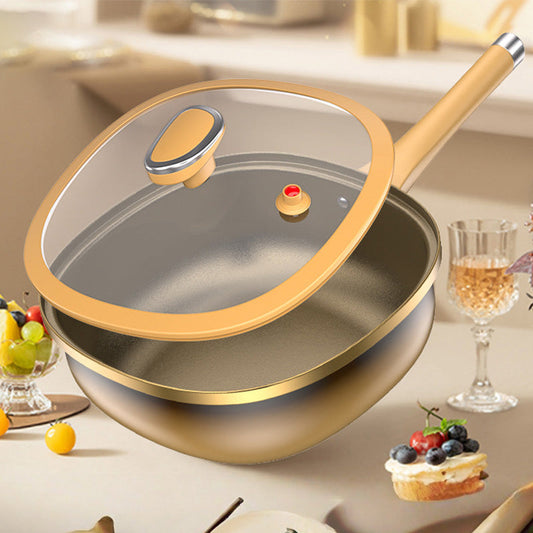 🔥50 % tidsbegränsad rabatt🍳 30 cm titankastrull med non-stick-beläggning och lock