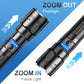 ⚡50 % rabatt🔦Multifunktionell bärbar utomhusficklampa med zoom