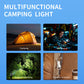 Multifunktionell minificklampa med nyckelring och klämma