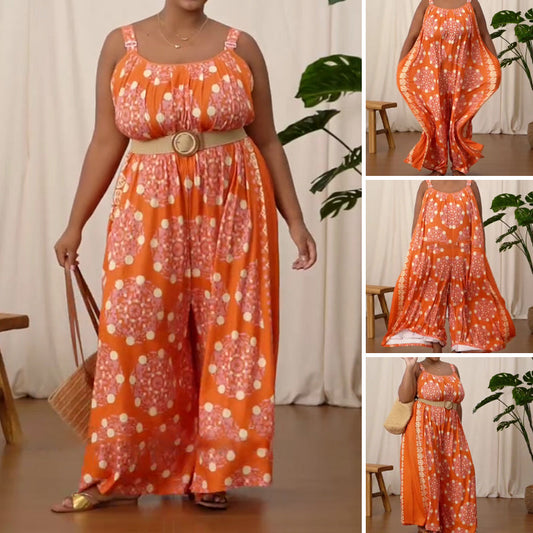 Justerbar rem, lös jumpsuit