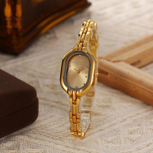 💕⌚Den bästa presenten till din familj🎁Vintage oval armbåndsur for kvinner