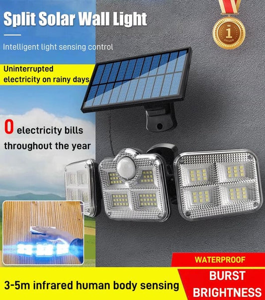 Tidsbegränsat erbjudande🔥solcellsvägglampa