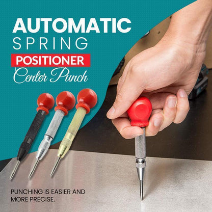 🔘 50 % RABATT! ⚡ Automatisk centrumstans – precisionsmärkning för metall/trä, fjäderbelastad och justerbar kraft 🛠️📏