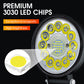 4-tums 99W LED-pod för terrängfordo