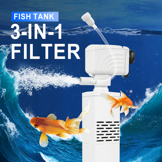 Fish Tank 3-i-1-filter – filtrering, syresättning och vattenpumpning