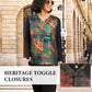 Retro-Chic Oriental Floral Embroidery Vest