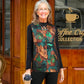 Retro-Chic Oriental Floral Embroidery Vest