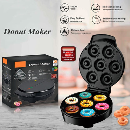 🎄🍩 Elektrisk mini-doughnutmaskin - Perfekt julklapp för familjen! 🎅