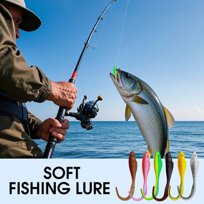Mjuk fiskedrag med lockande svans