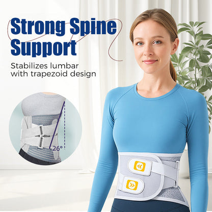 🎁 60% RABATT NU! ✨ Medicinskt Ländryggsstödsbälte - Effektiv Smärtlindring för Nedre Ryggen med Ergonomiskt Design för Familjeanvändning 👨‍👩‍👧‍👦💝