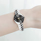 ⌚ 60% RABATT! ✨ Elegant Vattentät Damklocka - Safirglas & Diamantdekorerad Urtavla för Lyx och Varaktighet 💎🌟