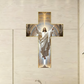 ✝️KÖP 3 FÅ 4!✨Retro Jesus Kristus Väggkors - Vintage Trädesign med Religiös Symbolik för Andligt Heminredning 🕊️🌟